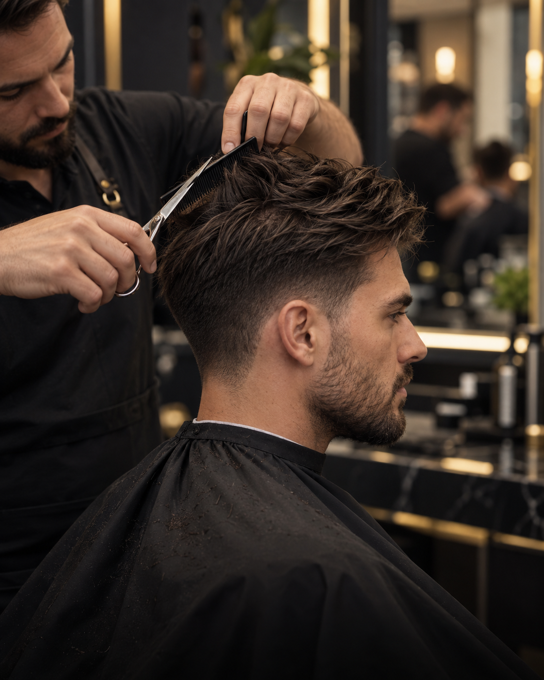 Men’s haircut at WS Studios